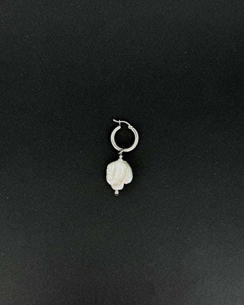 Barroque Pearl Hoop